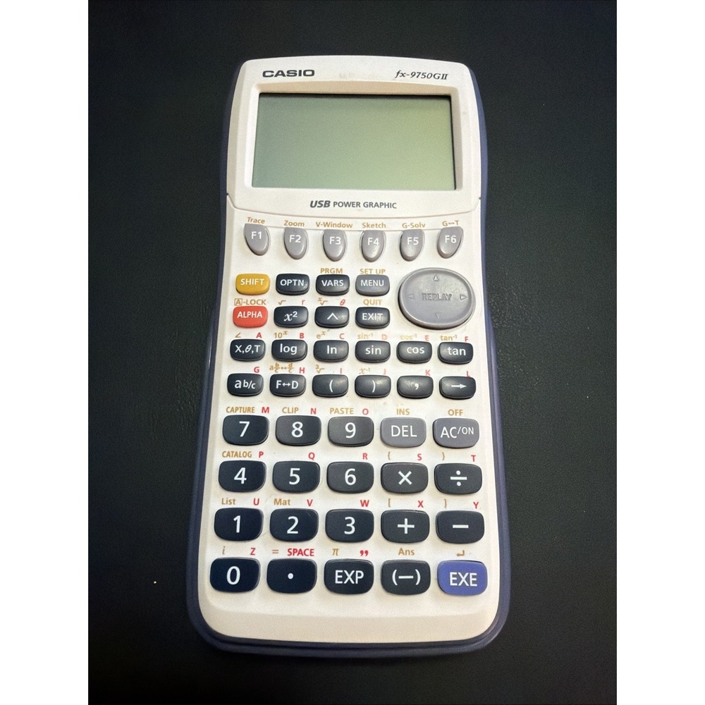 Casio FX-9750GII Graphing Calculator - White!